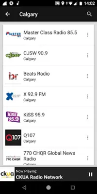 Alberta Radio Stations, Canada android App screenshot 1